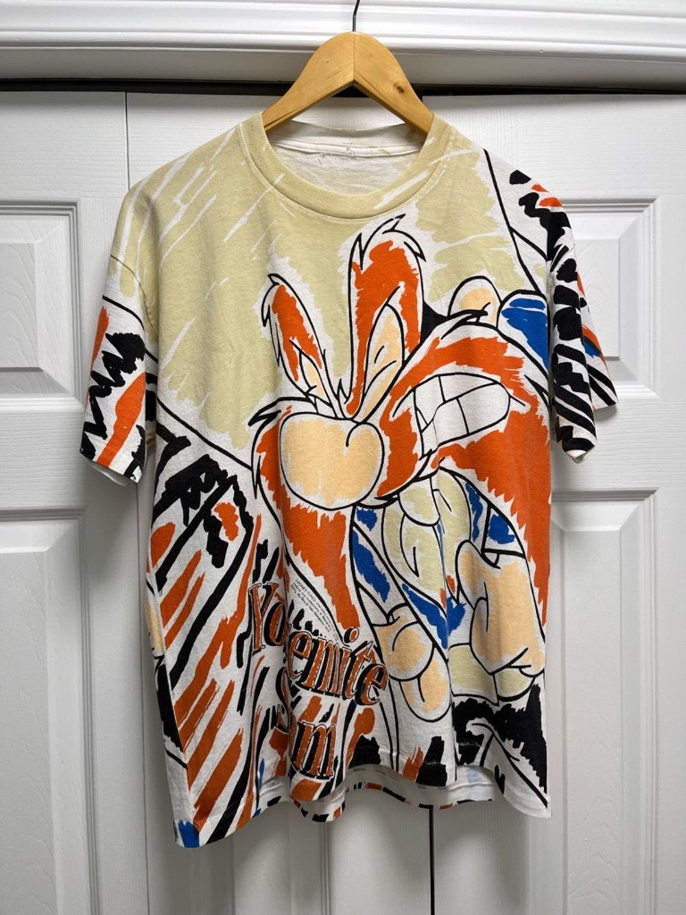 1993 Yosemite Sam Looney Tunes all over print T-shirt